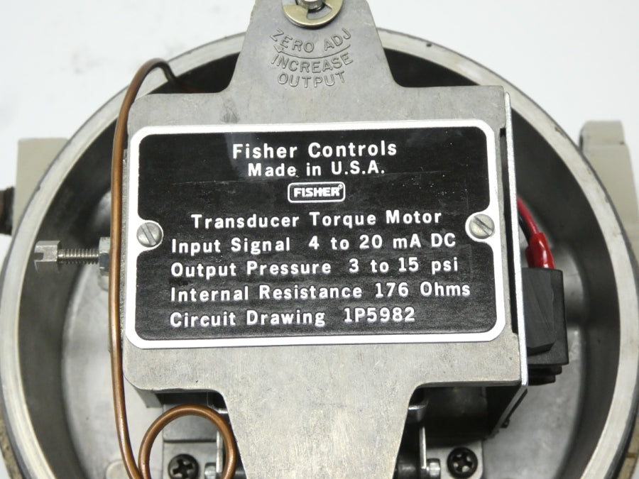 FISHER CONTROLS 546 1P5982 50VDC 6-30PSI UNMP