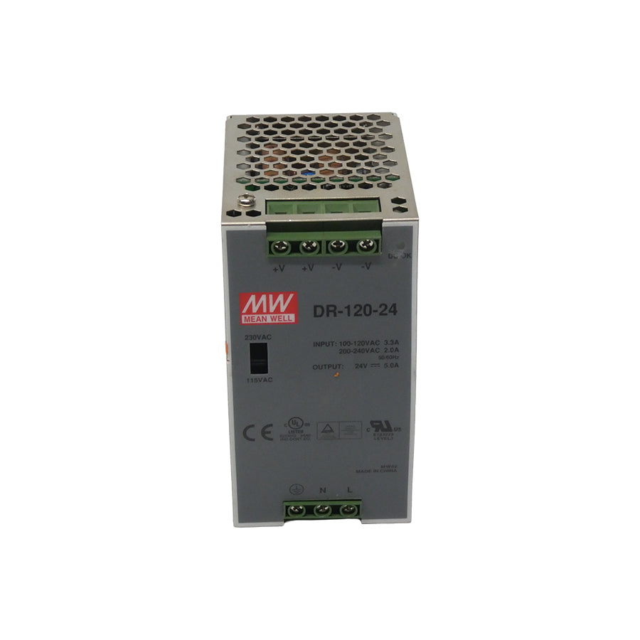MEAN WELL DR-120-24 100-240VAC 3.3A UNMP