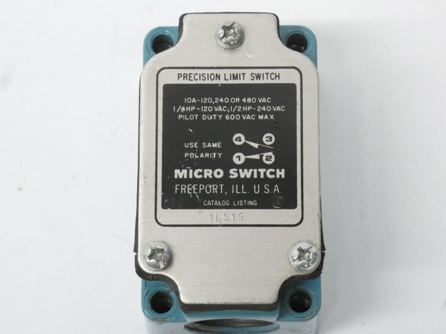 MICROSWITCH 1LS19 600VAC 10A (AS PICTURED) UNMP
