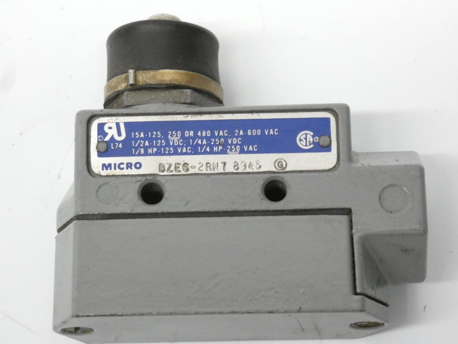MICROSWITCH BZE6-2RN7 600VAC 15A (GREY) NSNP