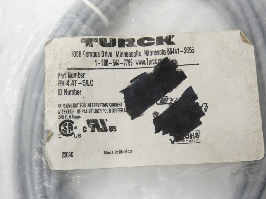TURCK RK4.4T-5/LC 250V 4A NSMP
