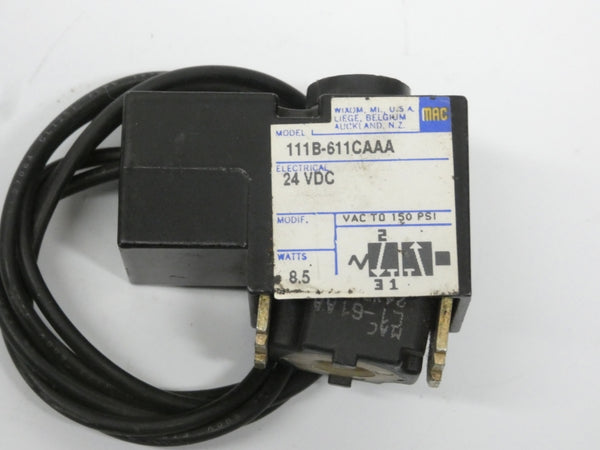 MAC 111B-611CAAA 24VDC 150PSI UNMP