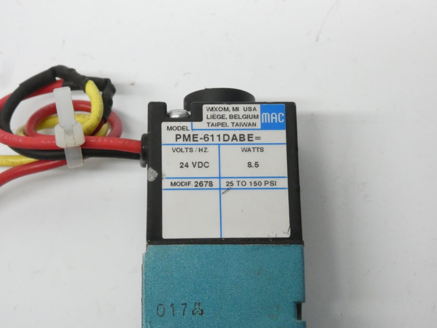 MAC PME-611DABE 24VDC 25-150PSI UNMP