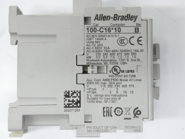 INDUSTRIAL SPARE PART 100-C16D10 SER. B 110/120V 32A NSNP