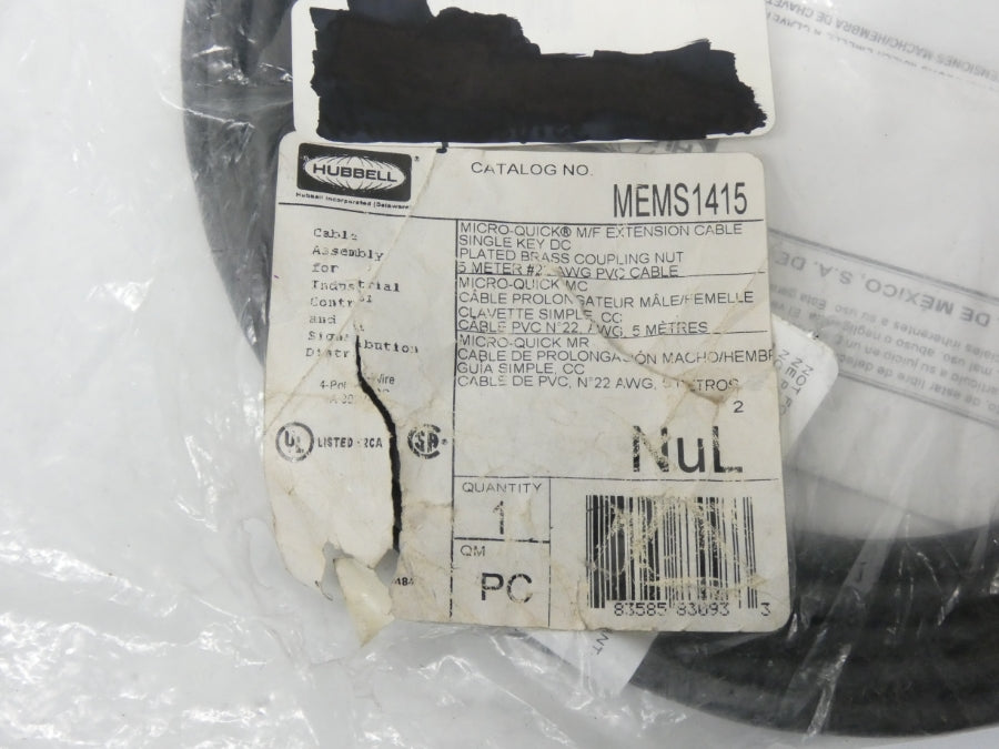 HUBBELL MEMS1415 300VDC 4A NSMP