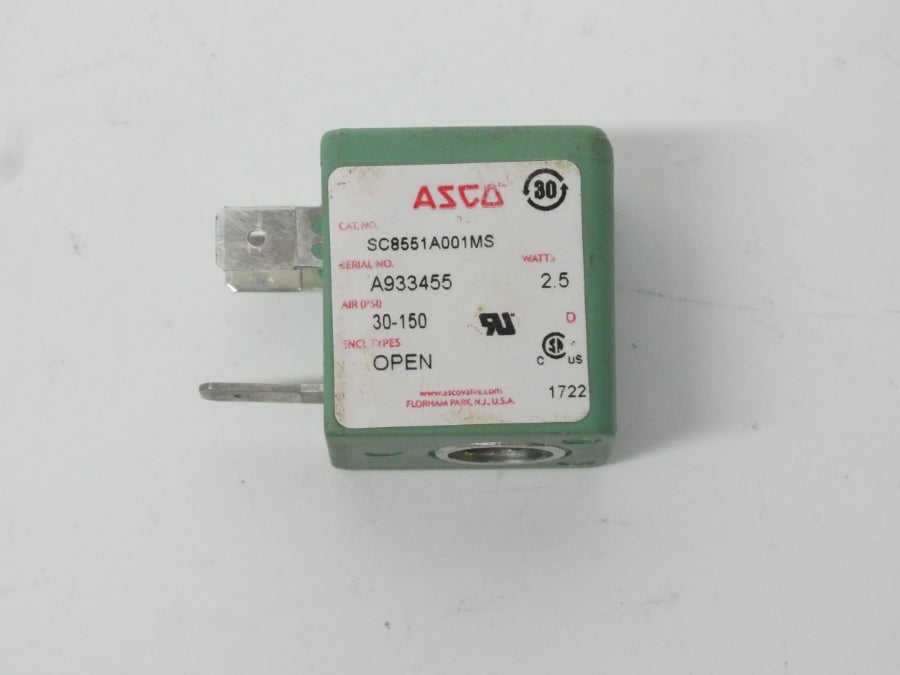 ASCO SC8551A001MS 400127-088 120V 30-150PSI (AS PICTURED) UNMP