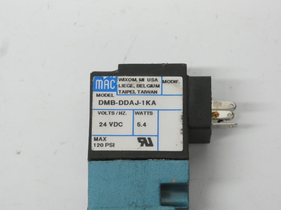 MAC DMB-DDAJ-1KA 24VDC 120PSI UNMP