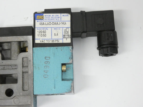 MAC 45A-LAD-DAAJ-1KA 110/120V 120PSI UNMP