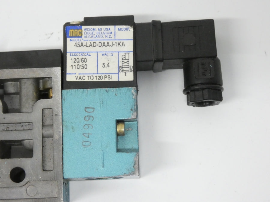MAC 45A-LAD-DAAJ-1KA 110/120V 120PSI UNMP