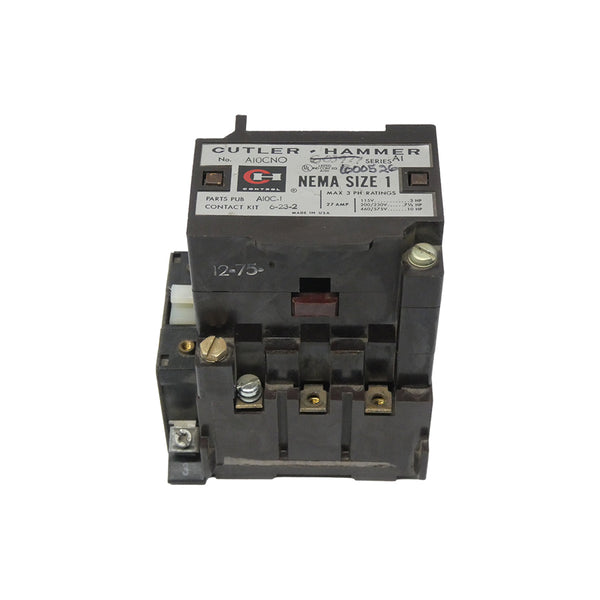 CUTLER HAMMER A10CNO SER. A1 110/120V 27A UNMP
