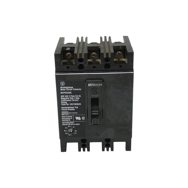 WESTINGHOUSE MCP0358RC 2607D80G03 600VAC 7A NUPI