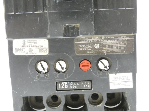 GENERAL ELECTRIC TFJ236125 600VAC 125A NSNP