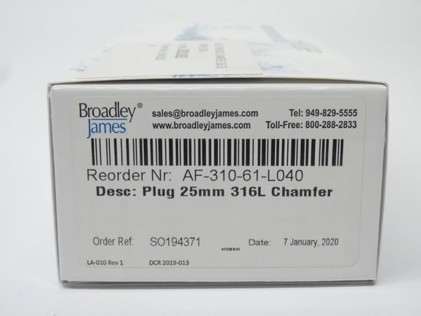 BROADLEY JAMES AF-310-61-L040 25MM NSMP