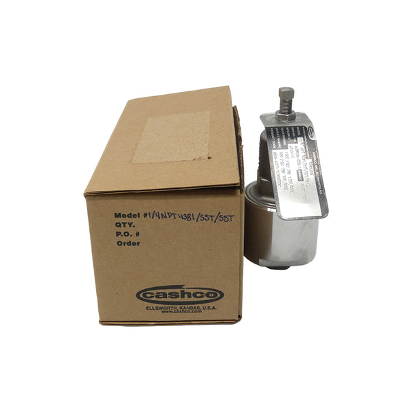 CASHCO 4381/SST/SST/S1 MB2-AS17-11000000C 5-30PSI 1/4" NSMP