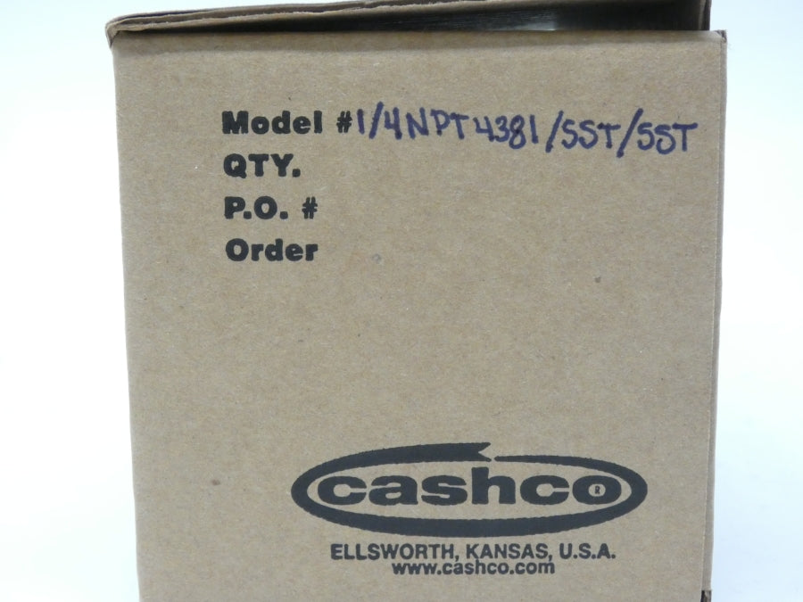 CASHCO 4381/SST/SST/S1 MB2-AS17-11000000C 5-30PSI 1/4" NSMP