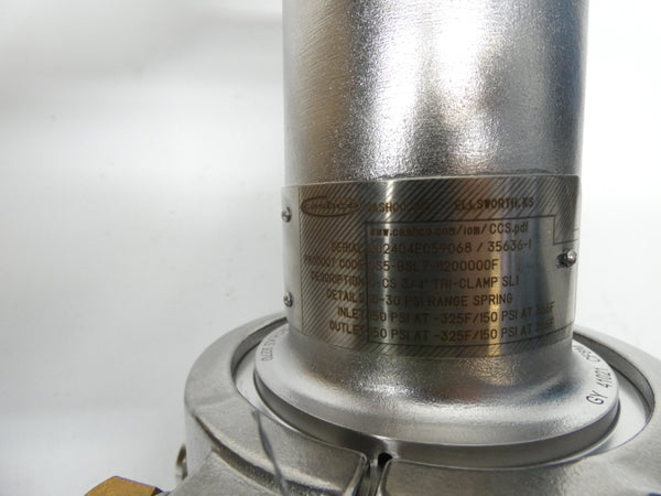 CASHCO CS5-BSL7-11200000F C-CS 10-30PSI 3/4" NSMP