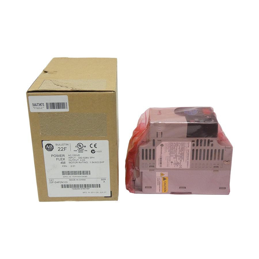 ALLEN BRADLEY 22F-D4P2N103 SER. A F/W 2.01 342-528V 6A NSMP