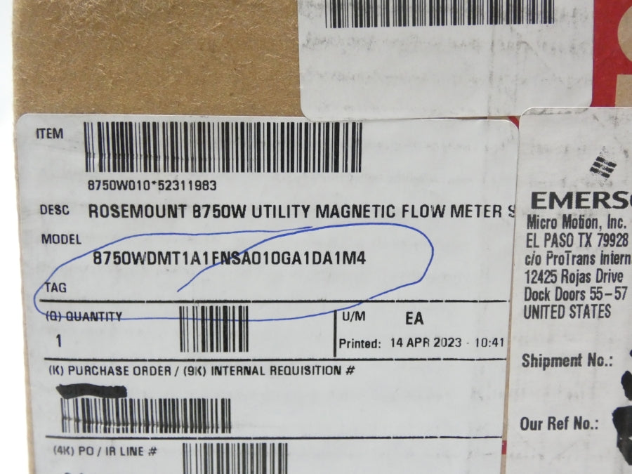 ROSEMOUNT 8750WDMT1A1FNSA010GA1DA1M4 NSFS