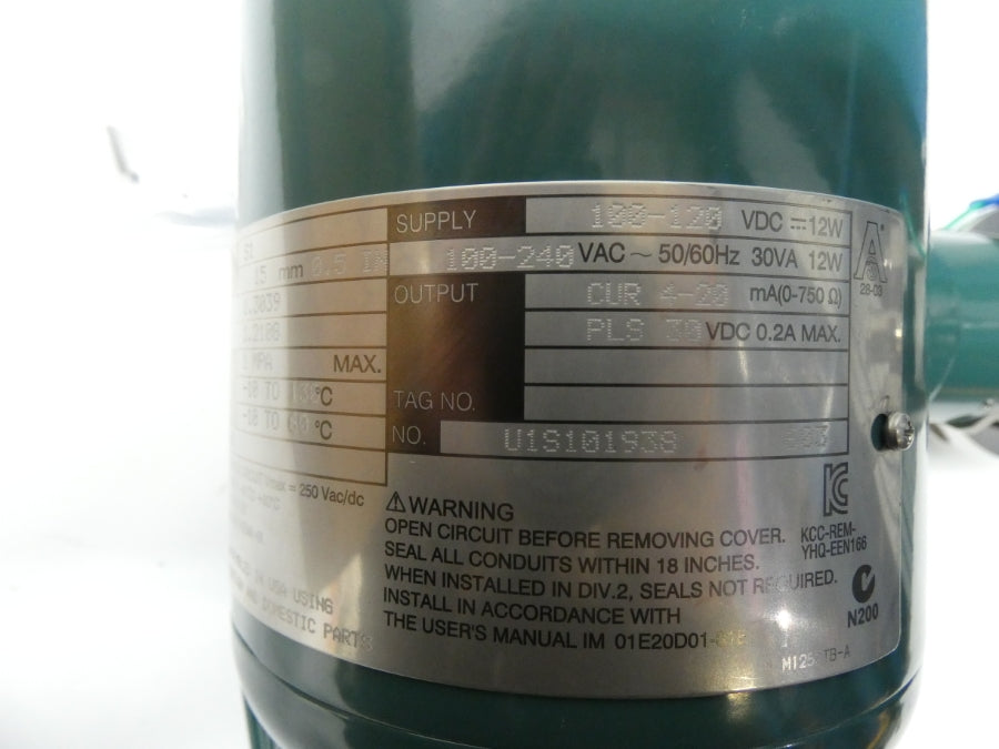 YOKOGAWA AXF015C-E1CE1N-AA11-21B/FF1/L2/YF268 100-240VAC 0.2A NSMP