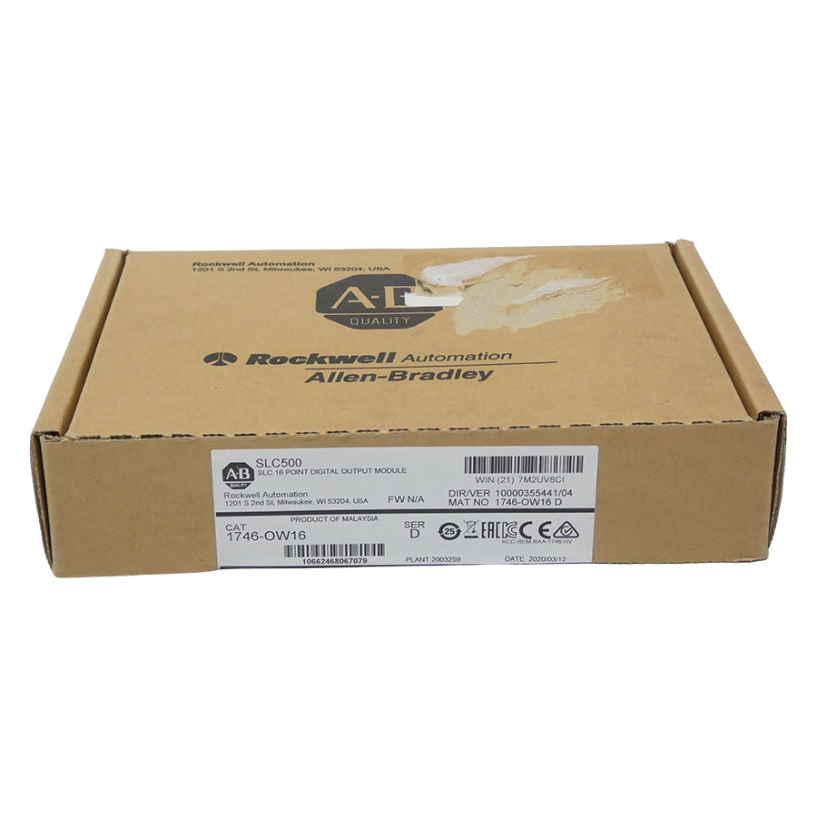 ALLEN BRADLEY 1746-OW16 SER. D DATE: 2020 NSFS