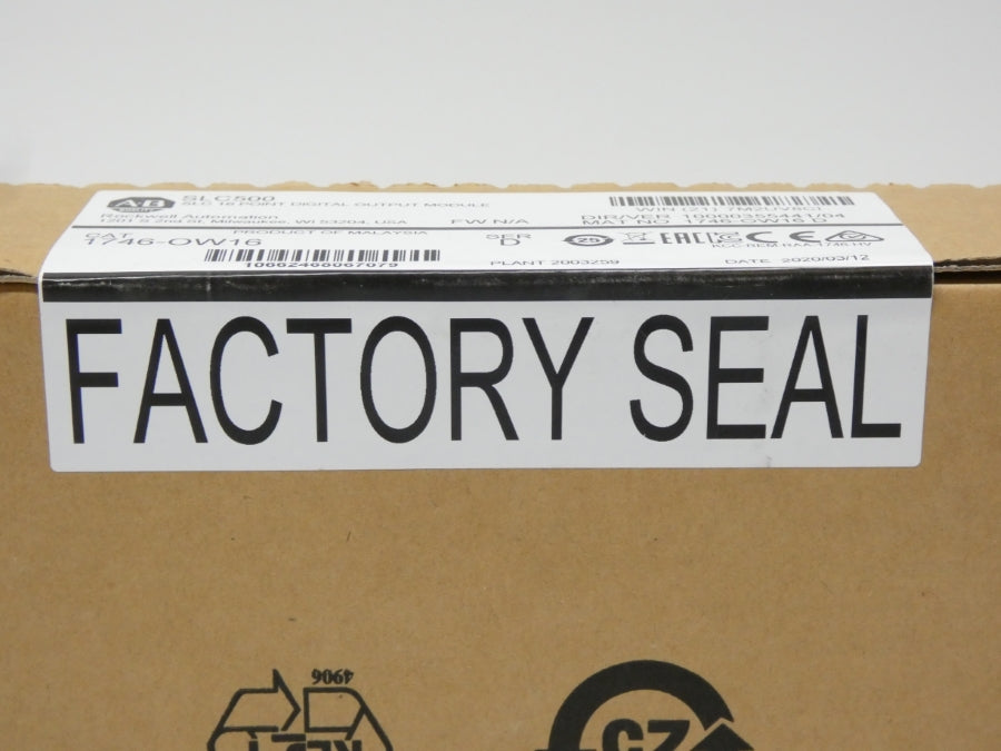 ALLEN BRADLEY 1746-OW16 SER. D DATE: 2020 NSFS