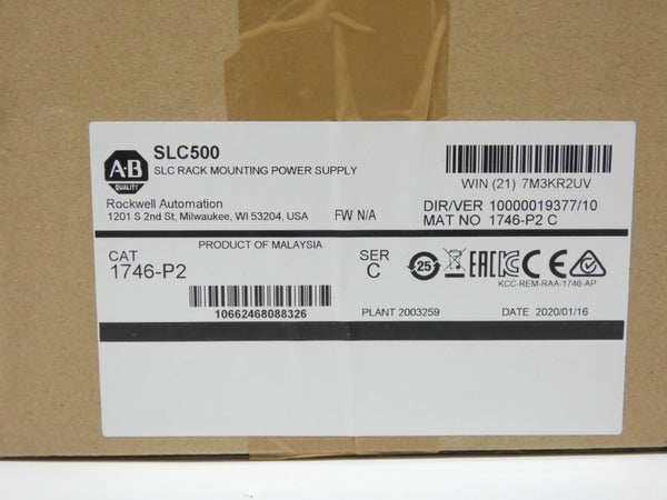 ALLEN BRADLEY 1746-P2 SER. C DATE: 2020 NSFS