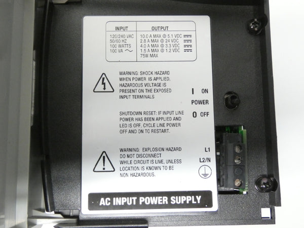 ALLEN BRADLEY 1756-PA72 SER. C REV. C01 120/240VAC 10A NSMP