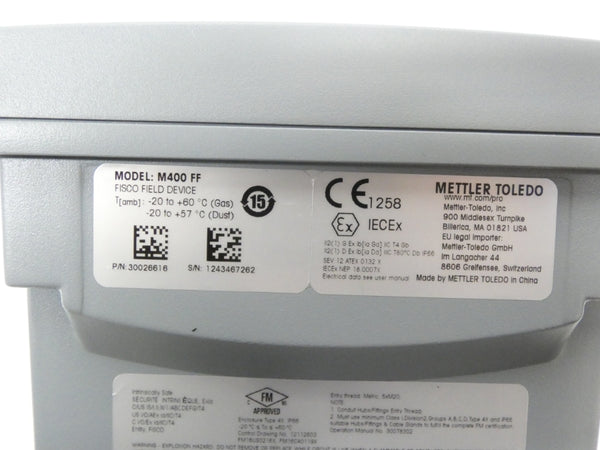 METTLER TOLEDO M400FF 30026616 NSMP