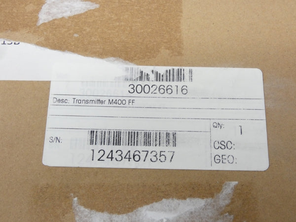 METTLER TOLEDO M400FF 30026616 NSFS