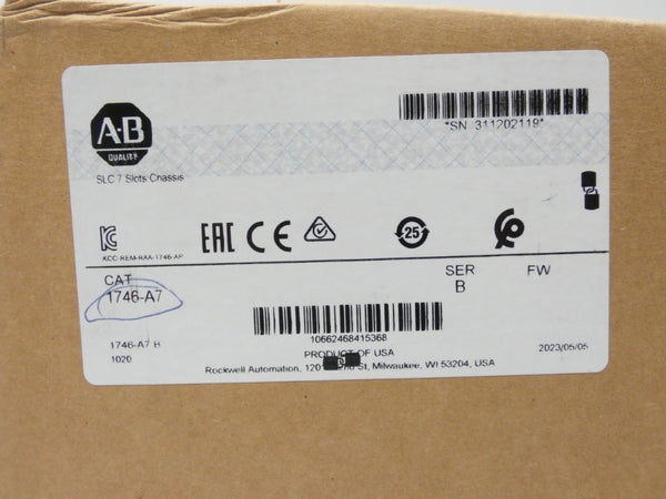 ALLEN BRADLEY 1746-A7 SER. B DATE: 2023 NSFS