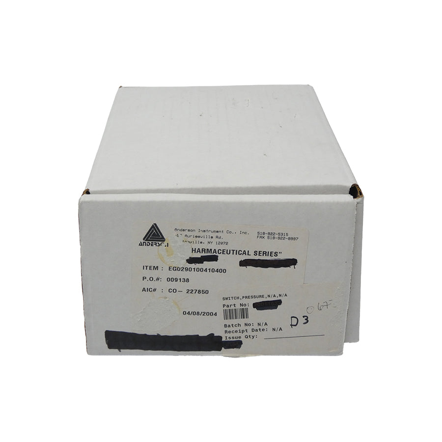 ANDERSON INSTRUMENT EG0290100410400 NSFS