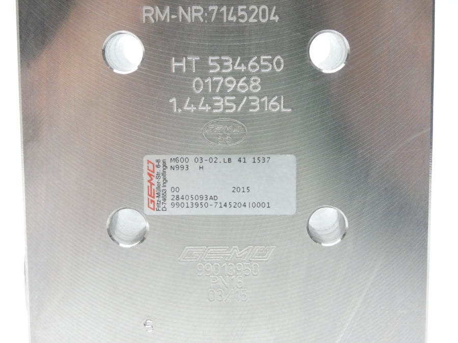 GEMU M60003-02.LB411537 28405093AD NSNP