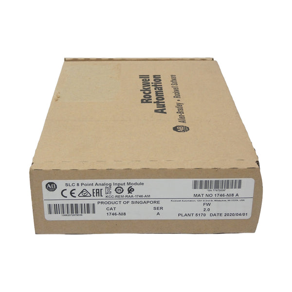 ALLEN BRADLEY 1746-NI8 SER. A F/W 2.0 DATE: 2020 NSFS