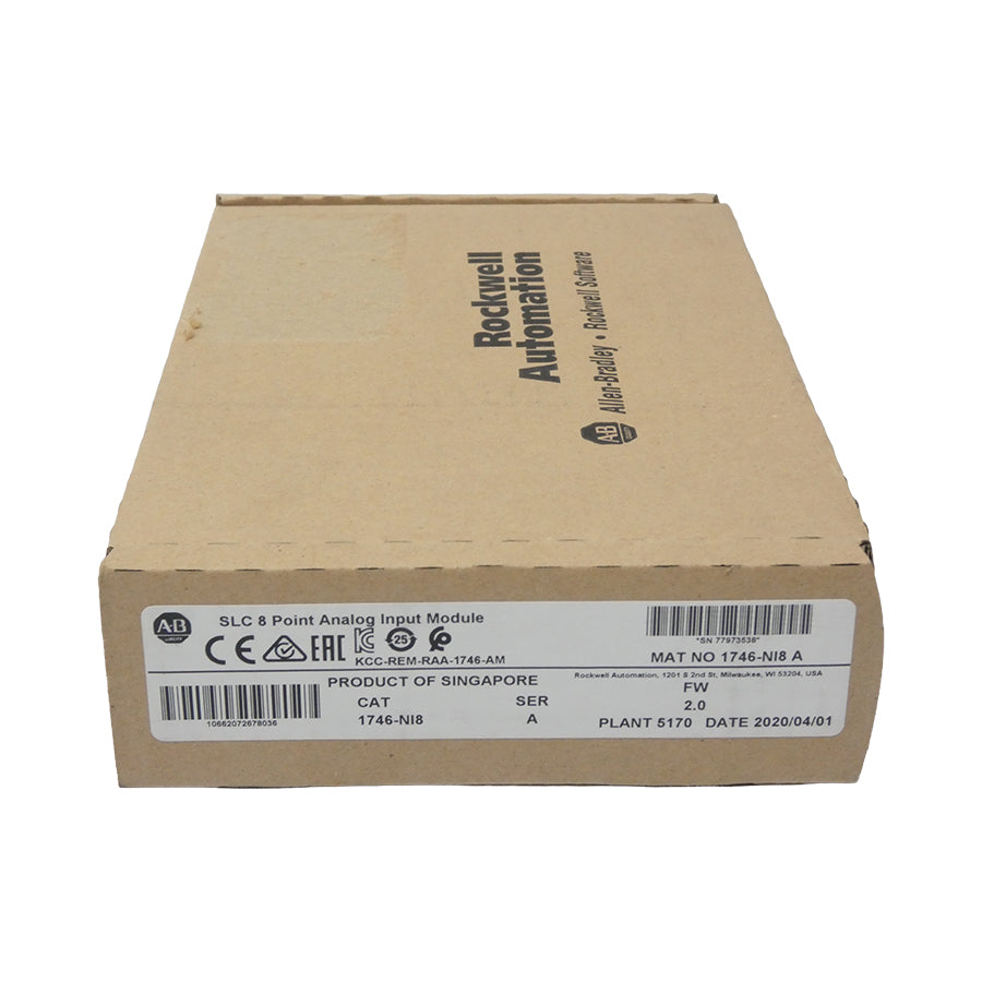 ALLEN BRADLEY 1746-NI8 SER. A F/W 2.0 DATE: 2020 NSFS