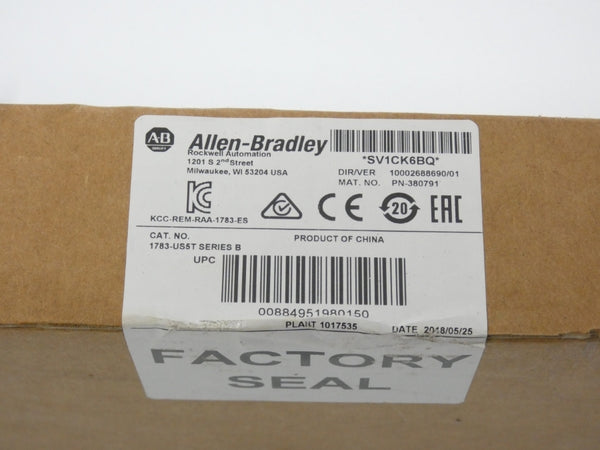 ALLEN BRADLEY 1783-US5T SER. B DATE: 2018 NSFS