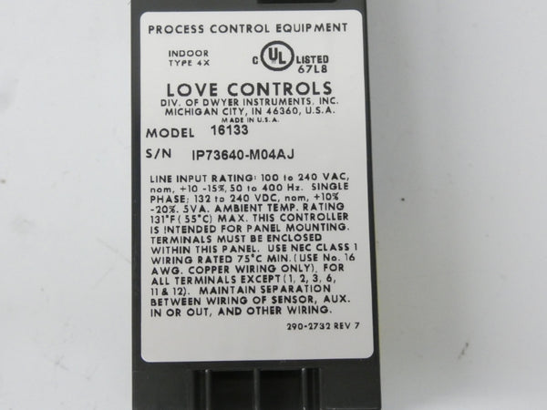 LOVE CONTROLS 16133 100-240VAC 3A NSNP