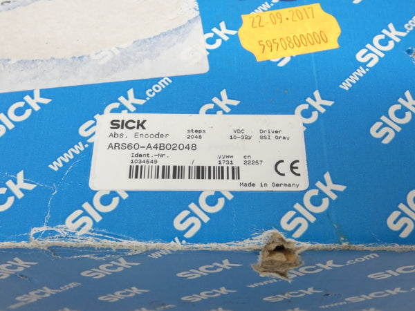 SICK ARS60-A4B02048 1034549 10-32VDC NSMP