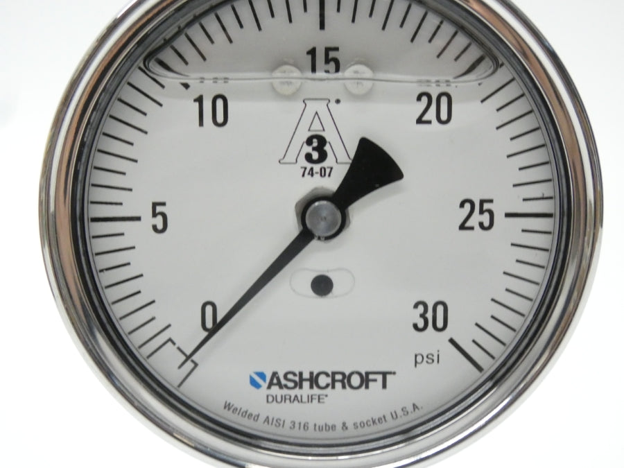 ASHFORD 35-1032-SL-15L-30#-XNM 0-30PSI 3-1/2" NSMP