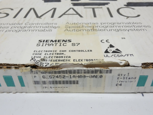 SIEMENS 6ES7452-1AH00-0AE0 VER. 04 NSMP