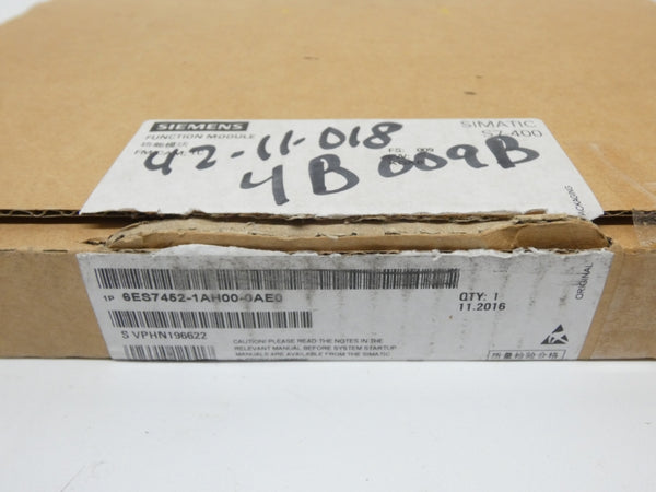 SIEMENS 6ES7452-1AH00-0AE0 F/W 009 NSMP