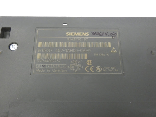 SIEMENS 6ES7452-1AH00-0AE0 UNMP
