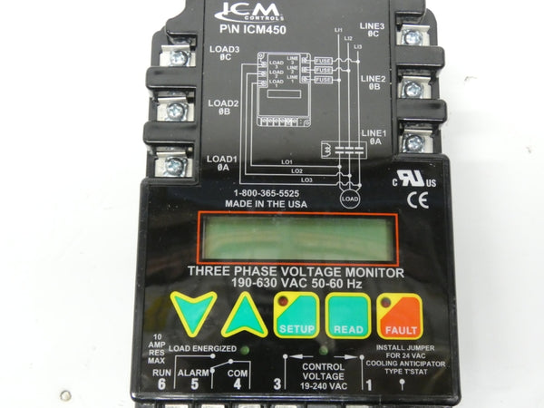 ICM CONTROLS ICM450 190-630VAC 10A NSNP