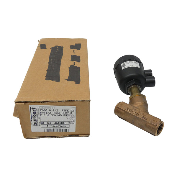 BURKERT 454604F 2000A1/2PTFEBZ 55-140PSI NSMP