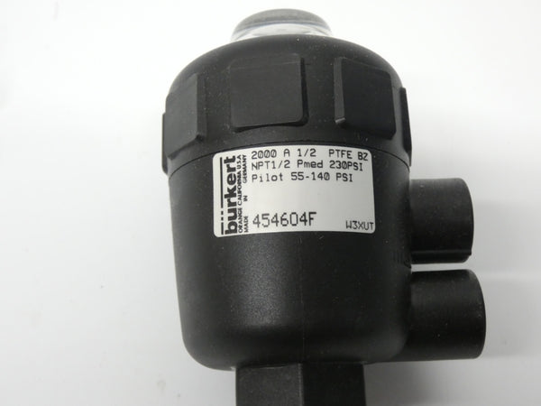 BURKERT 454604F 2000A1/2PTFEBZ 55-140PSI NSMP