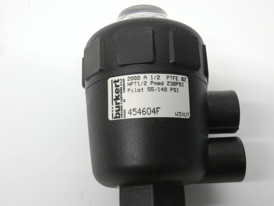 BURKERT 454604F 2000A1/2PTFEBZ 55-140PSI NSMP
