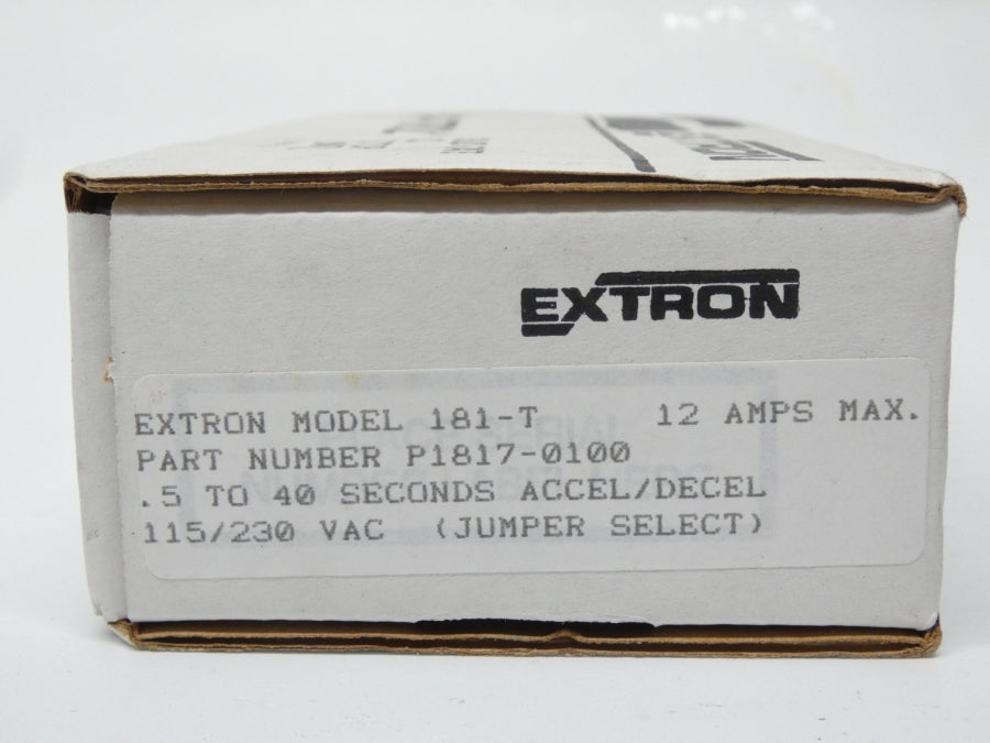 EXTRON 181-T P1817-0100 115/230VAC 12A .5-40S NSMP
