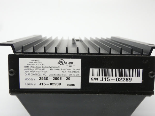 DART CONTROLS 253G-200E-29 120/240VAC NSMP