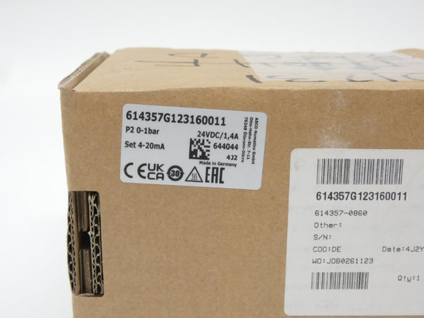 AVENTICS 614357G123160011 24VDC 1.4A NSMP