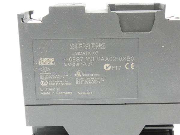 SIEMENS 6ES7153-2AA02-0XB0 24VDC NSNP