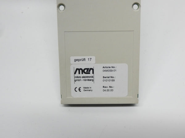 MEN MICRO 04M059-01 REV. 4.00.00 NSMP